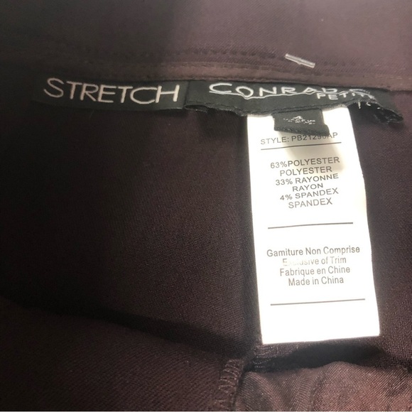 NWT Proportion Petite Conrad C Denise Stretch Trouser Pants, Size 4P - Picture 8 of 12